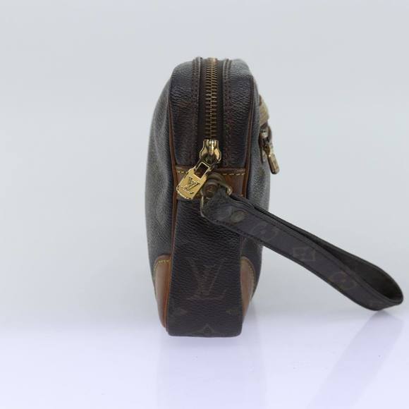 LOUIS VUITTON Monogram Marly Dragonne GM Clutch Bag M51825 LV Auth 75243 - Picture 4 of 16